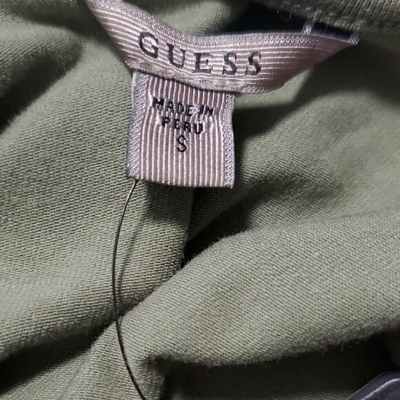 NWT Guess Moss Green Bodycon Dress - Picture 3 of 6